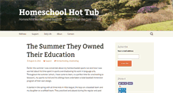 Desktop Screenshot of homeschoolhottub.com